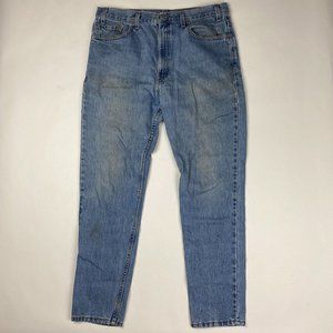 Vintage Y2K Levi's 512 Slim Fit Tapered Leg USA Jeans Men's 38 x 32 Measure 36